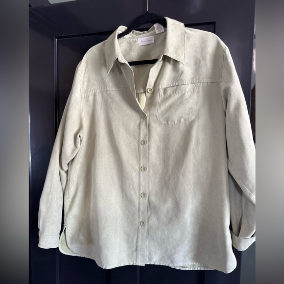 Studio Works Tops - Studio Works Suede-like Top